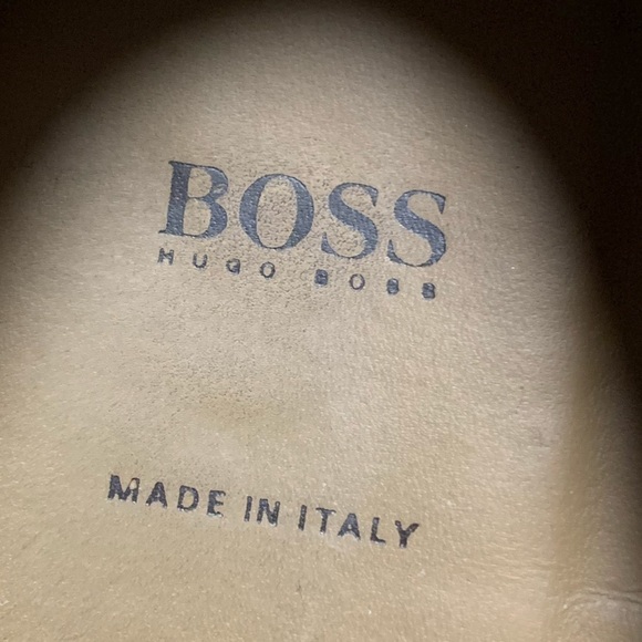 Hugo Boss Double Monk Strap Oxford Tan Suede Mens Oxfords Size 8 main image 4